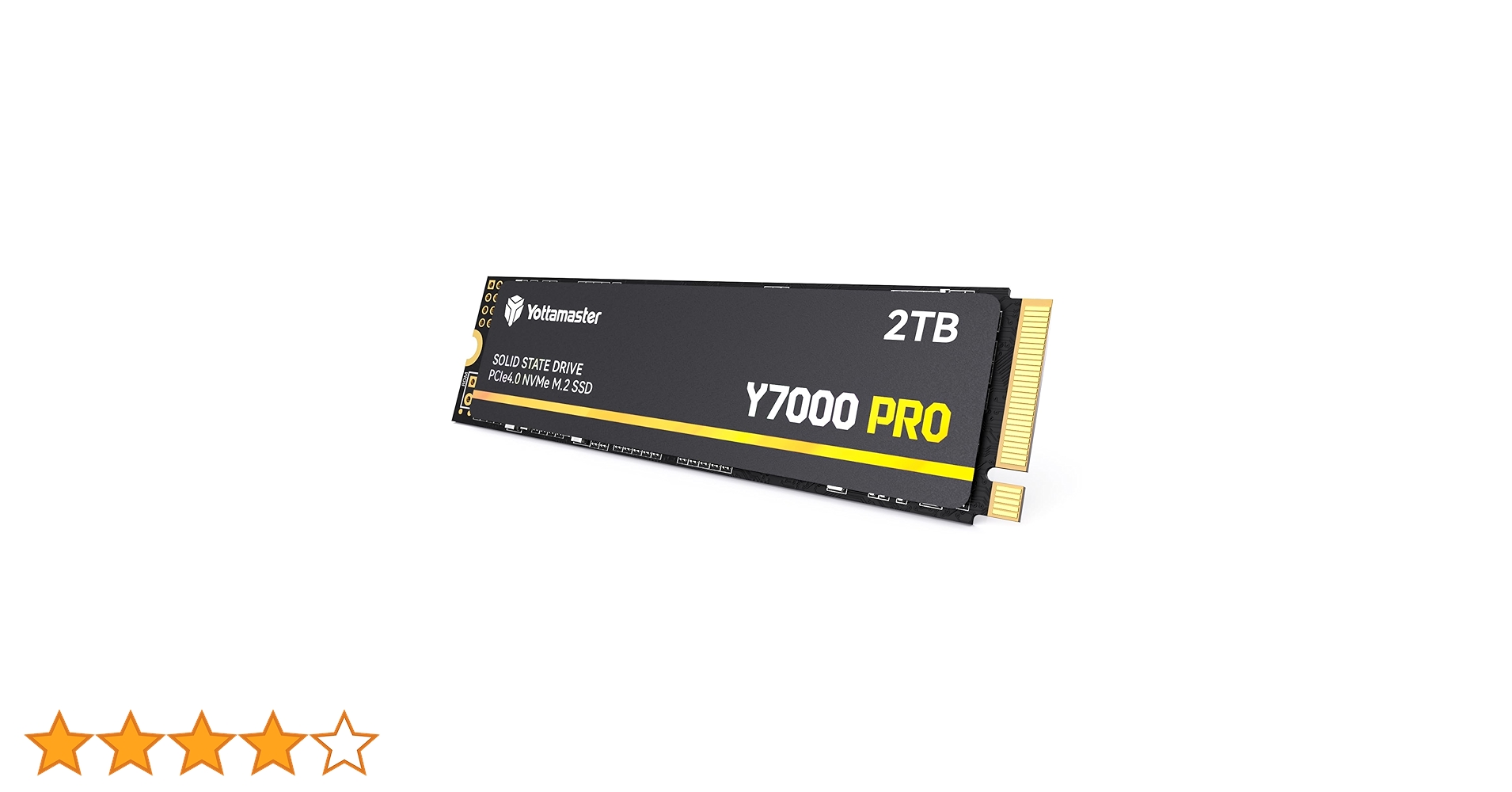 Amazon | Yottamaster 内蔵 SSD 2TB PCIe Gen4x4 M.2 NVMe 2280